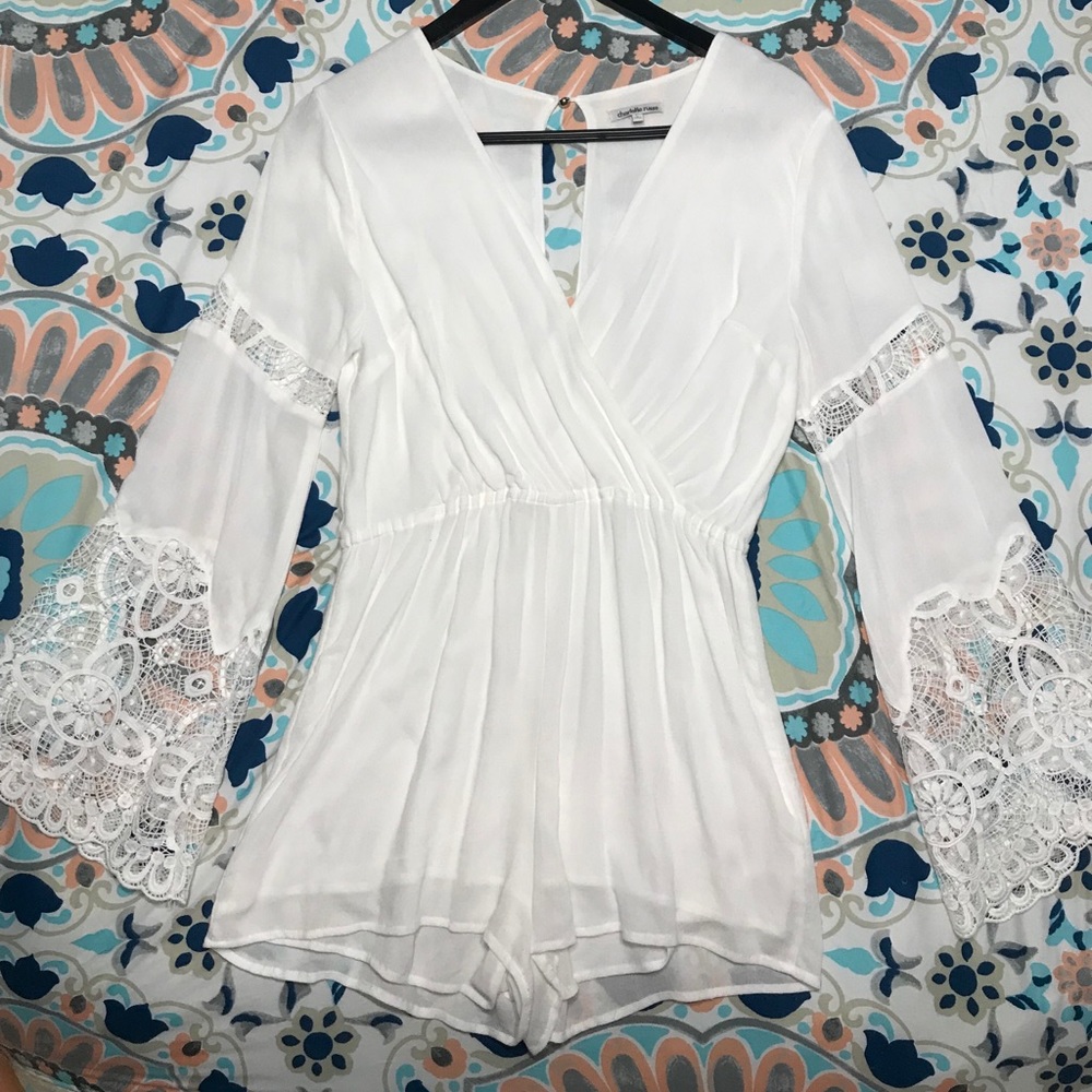 White Romper NEW